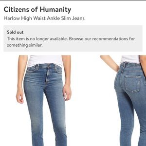 Citizens of Humanity MidRise Ankle Jeans